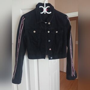 GUESS Cropped Denim Jacket, size S